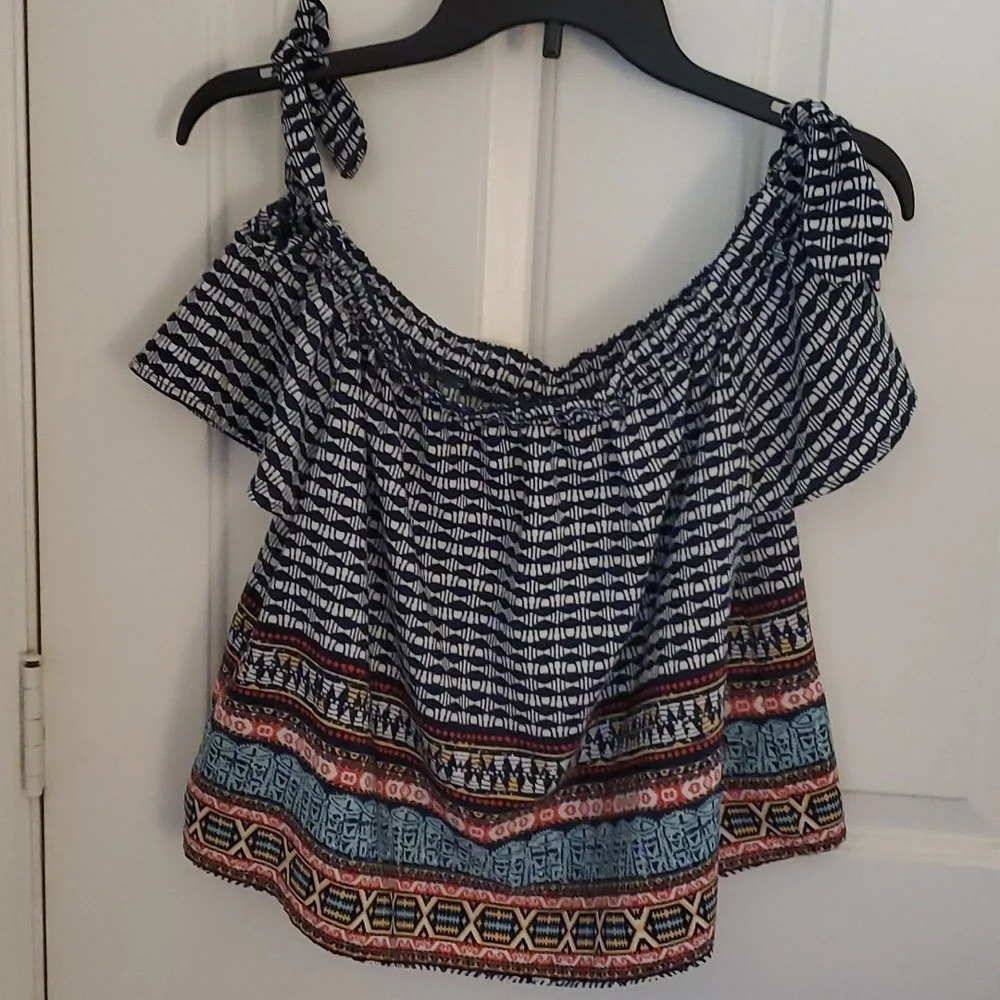 By & By Women's Cold Shoulder Top